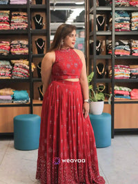 bridal-lehenga-for-women-maroon