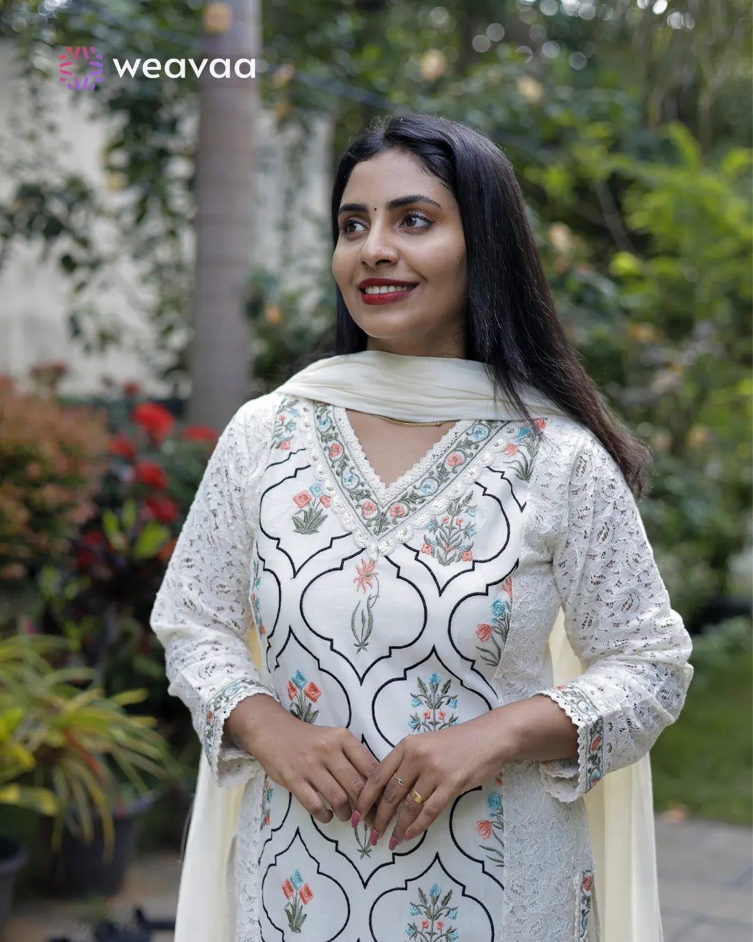 buy-cream-cotton-embroidered-kurti-set