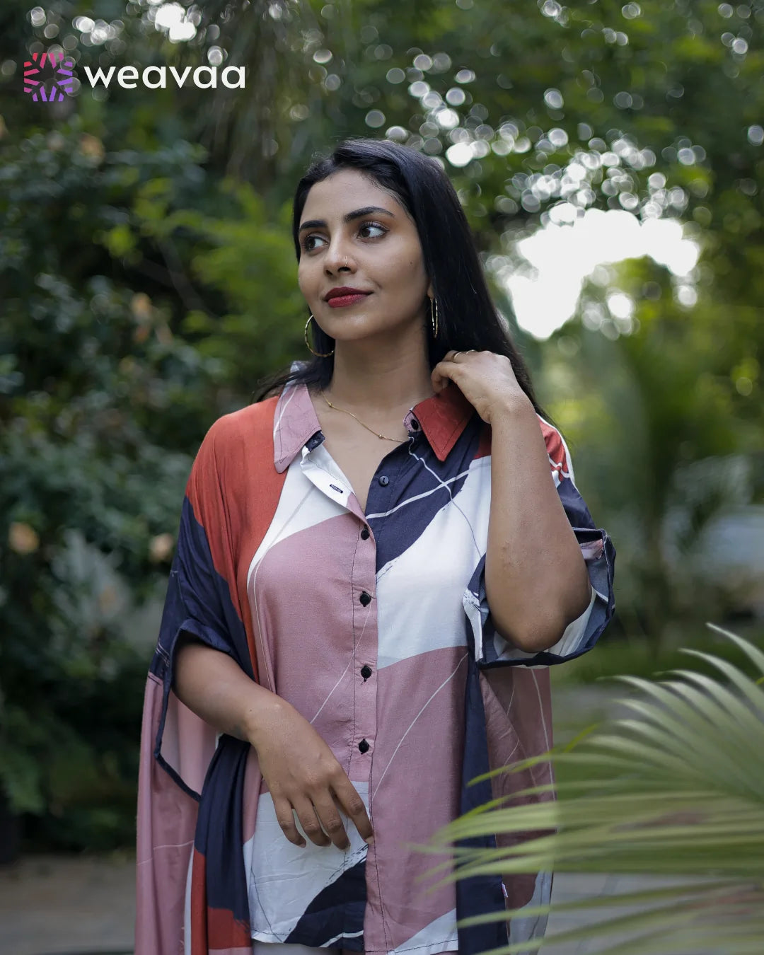 buy-multicolour-tunic-with-trouser-set