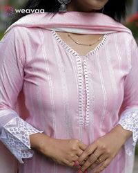 buy-pink-semi-silk-a-line-kurthi-online