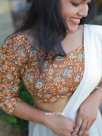 elbow-sleeve-square-round-neck-dhavani-set