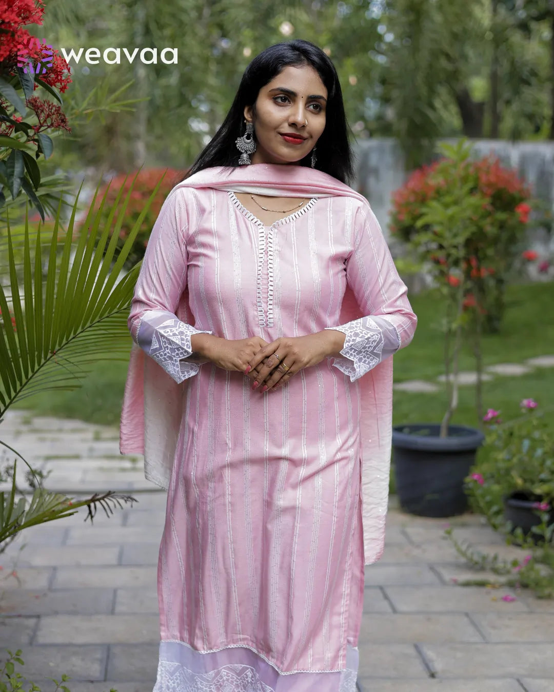 elegant-semi-silk-kurti-set-for-women