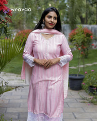 elegant-semi-silk-kurti-set-for-women