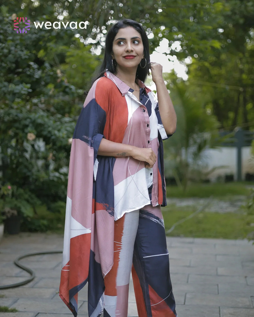 short-sleeve-designer-top-and-trouser-set