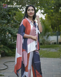 short-sleeve-designer-top-and-trouser-set