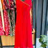 Hand Worked A Line Top With Asymmetric Pleated Neck Pattern | WA-DW-1020