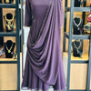 Georgette Anarkali Medium Top With Shall Purple | WA-DW-1016