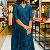 Alia Cut Kurti(TEAL BLUE)|WA-EW-1007