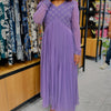Alia Lavender Pleated Dress | WA-WE-1008