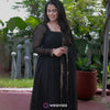 Black Anarkali Top With Enriched Handwork | WA-DW-1064