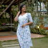 White Face Print Straight Kurthi | WA-OA-1001