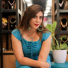 TEAL BLUE BUTTA COTTON WESTERN WEAR  | WA-WW-1017