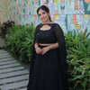 LEHENGA BLACK -FULL HANDWORKED ||WA-DW-1112