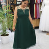 BOTTLE GREEN ALINE DESIGNER WEAR |WA-DW-1097