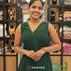 A Line Top M (Bottle Green) | WA-DW-1050