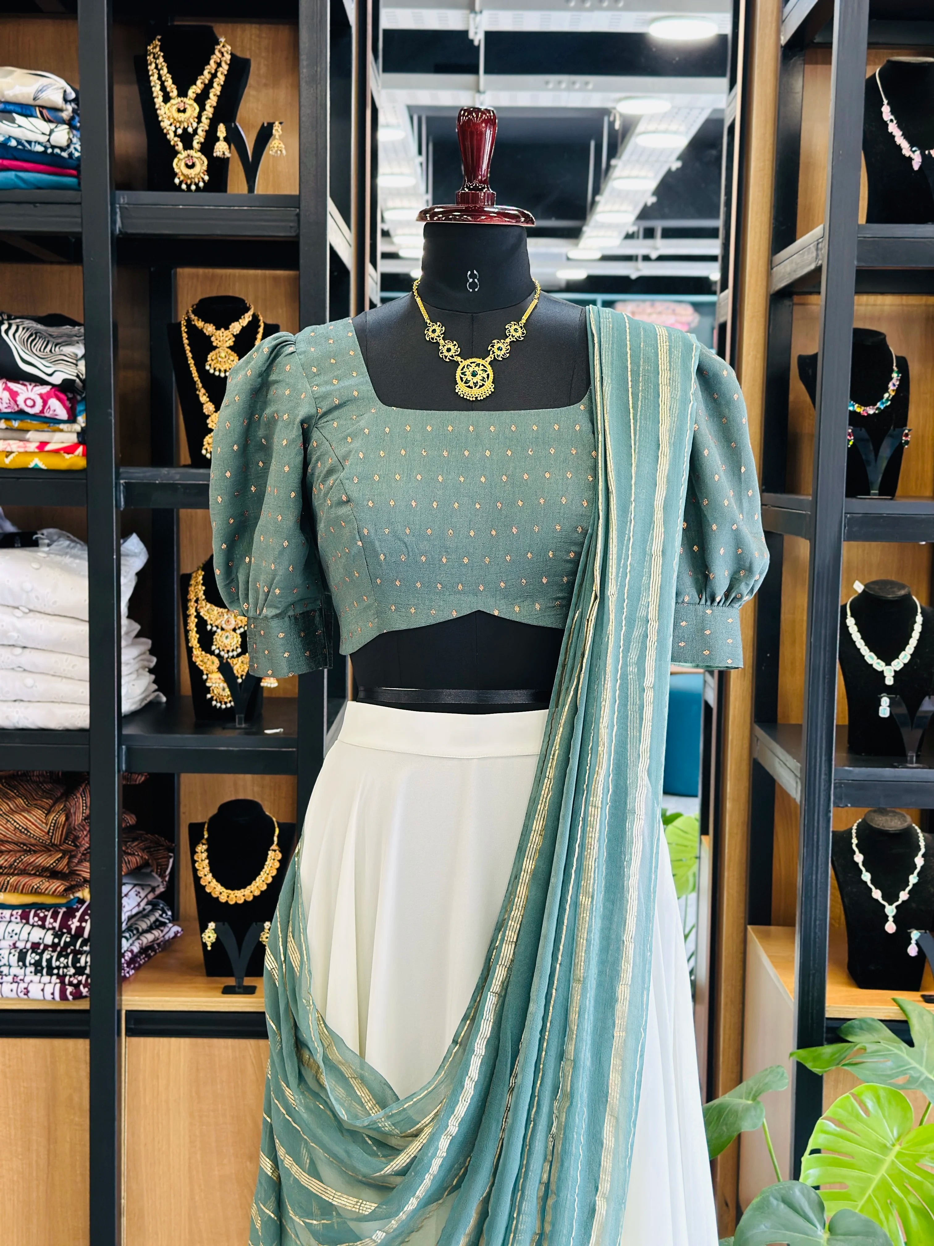 pale-green-dhavani-set-for-women-with-shawl