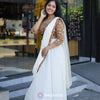 Mustard Yellow Traditional Dhavani Set | WA-DW-1048
