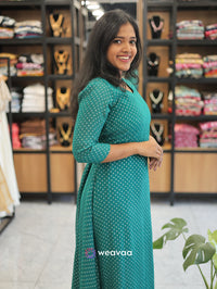 trendy-kurti-design-in-umbrella-cut-georgette-fabric-for-festive-occasions