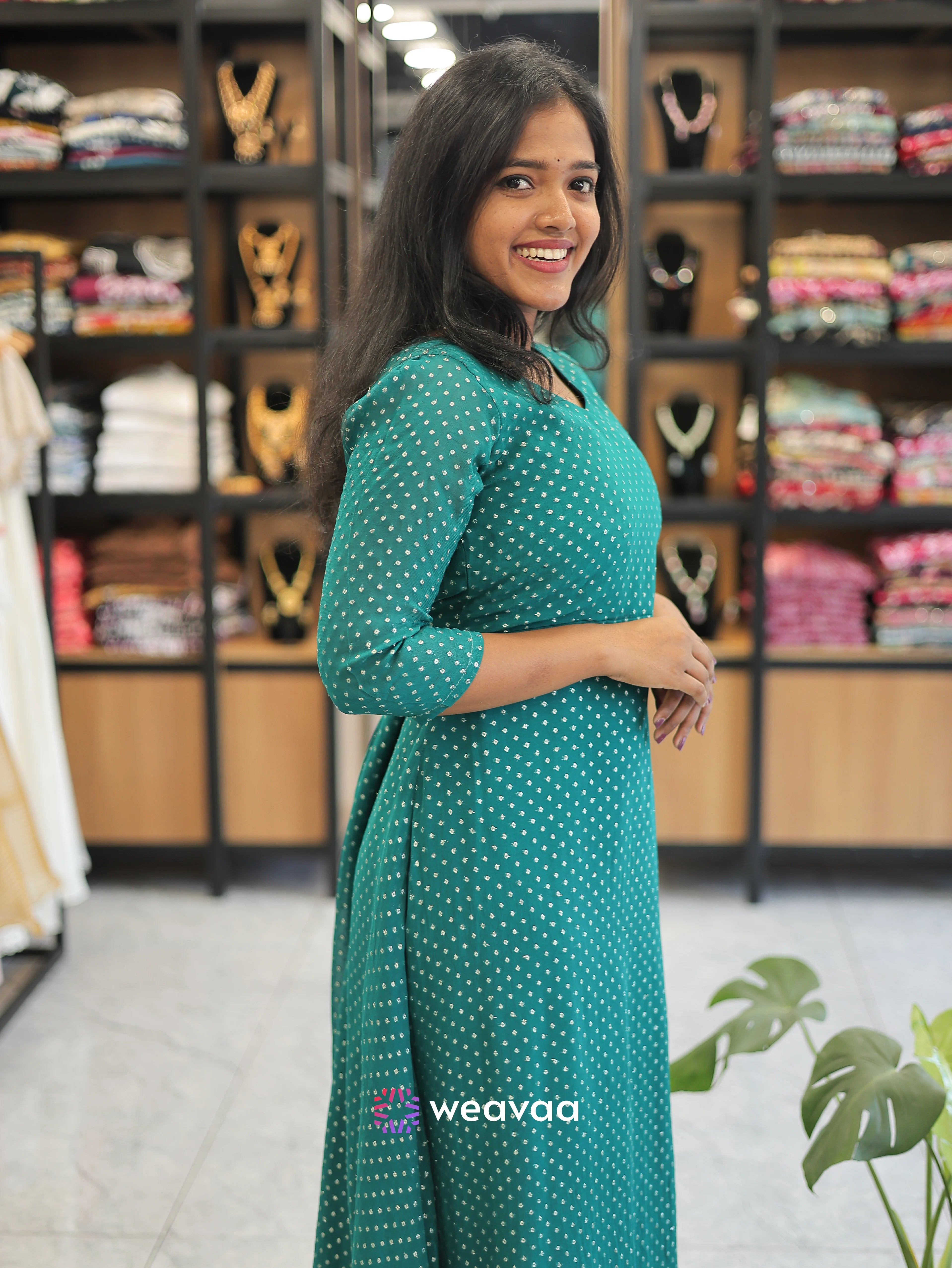trendy-kurti-design-in-umbrella-cut-georgette-fabric-for-festive-occasions