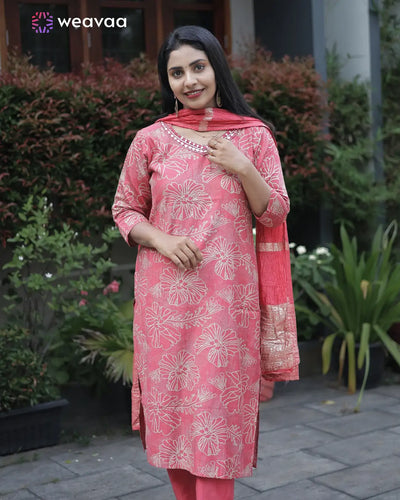 v-neck-floral-salwar-suit-with-dupatta