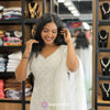 White Butta Hacoba In Green Shade With Dupatta | WA-DW-1044